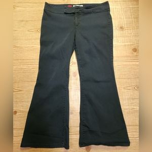 Vintage Paris Blues Soulmate Plus Size Black Flared Pants Size 18W